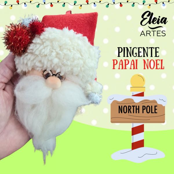 Pingente papai noel